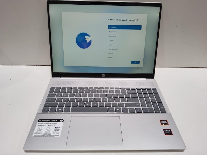 A Grade - HP OmniBook 5 16" Laptop - AMD Ryzen AI 7 350, 16GB RAM, 1TB SSD, AMD Radeon 860M Graphics - MSRP $699