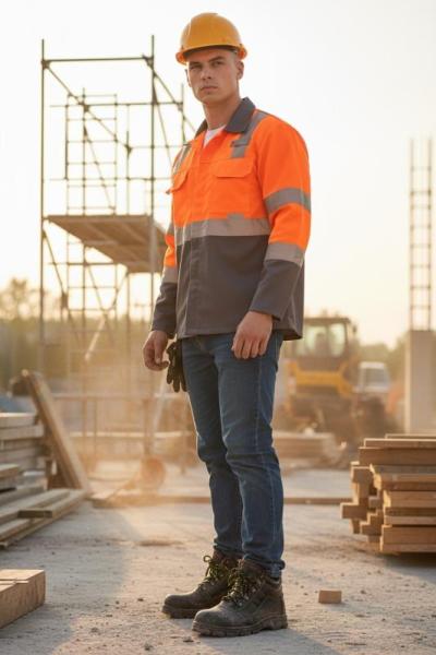 New Boxed Men's Steel Toe Work Boots