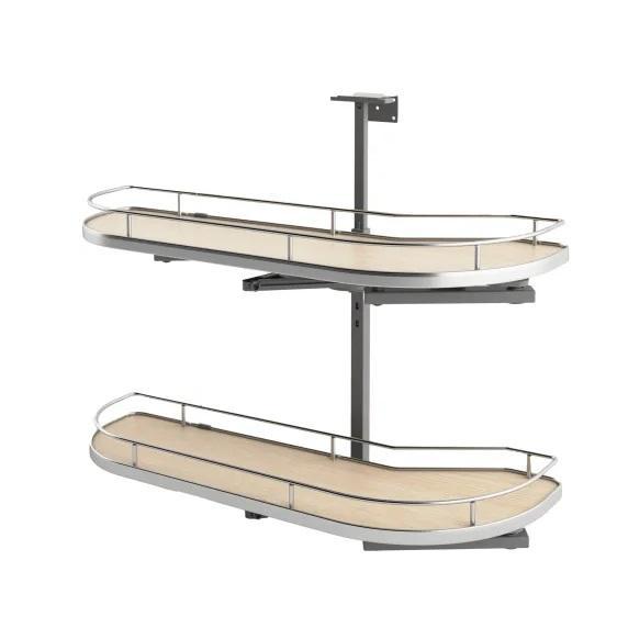 Rev-A-Shelf 587-12-LMP Pull Out 2-Tier Lazy Susan - MSRP $611