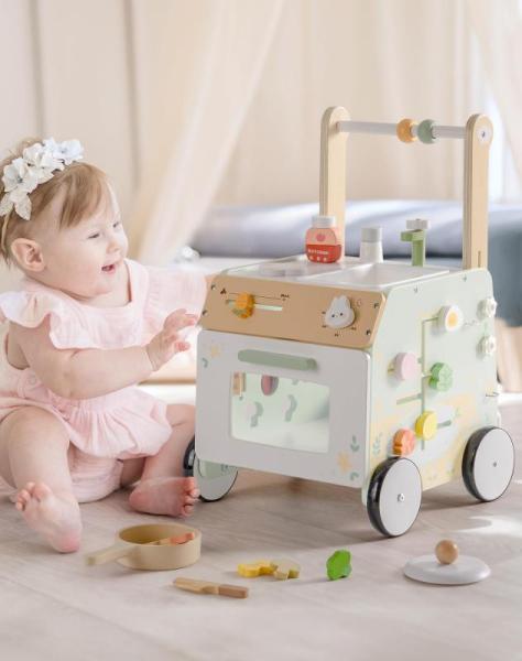Baby Product - ZWPARTS Insulated Door Cover, ROBUD Wooden Baby Push Walkers, VEIZXUN Crib Tent, Paint Kit -MSRP $1,307