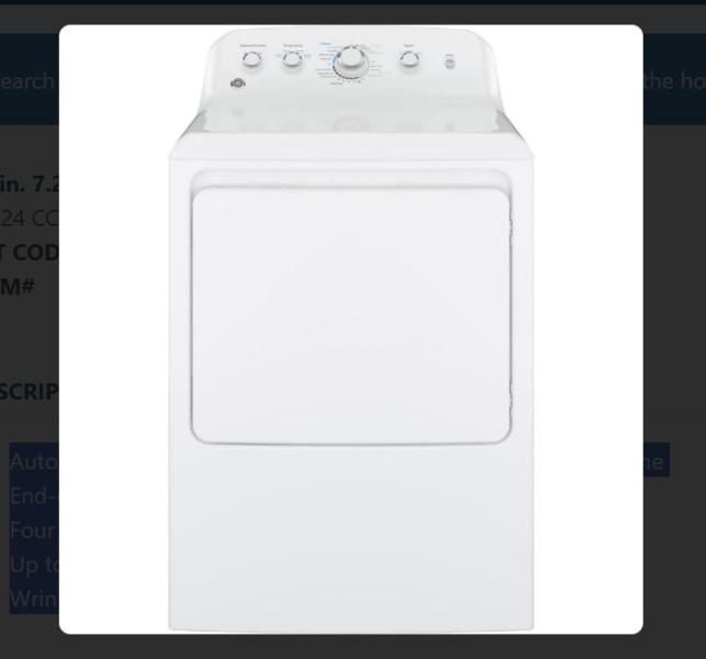 Whirlpool Dishwashers & GE Electric Dryer - MSRP $1,918
