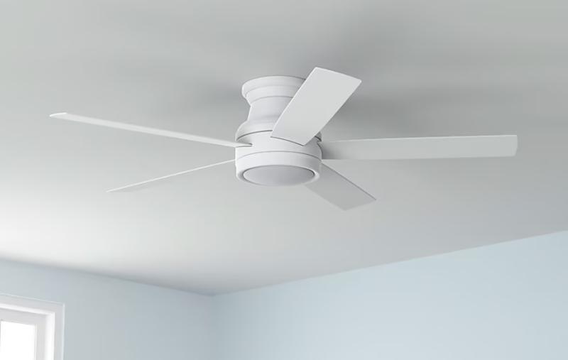 Harbor Breeze Calverton 52" LED Ceiling Fan, Symmons Origins Polished Chrome 2.76" Built-In Faucet System - MSRP $3,048