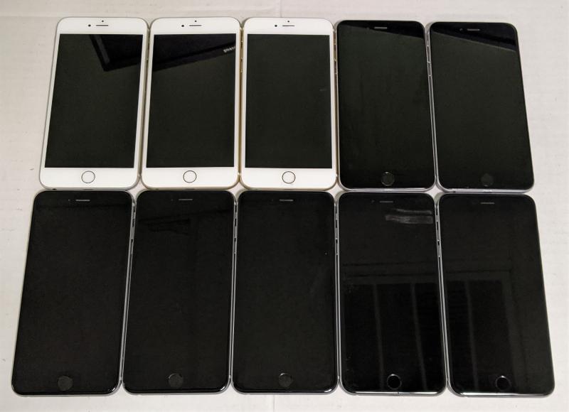 Apple iPhone 6+, 16-64GB, Unlocked, 50 Units, Refurb, MSRP $33,750