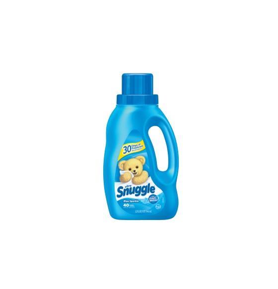 Pallet of Snuggle Fabric Softener Liquid Blue Sparkle, 32oz Bottles - MSRP $1,989