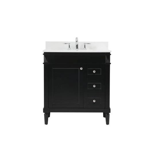 Elegant Lighting VF31832WH-BS Vanity Set - MSRP $948