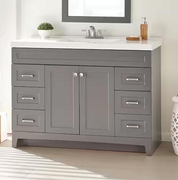 Kitchen & Bath - HDC Freestanding Sink Vanity, Hanikes, Glacier Bay, Sxiawe, LuxHomez, Hampton Bay - Est Retail $2,142