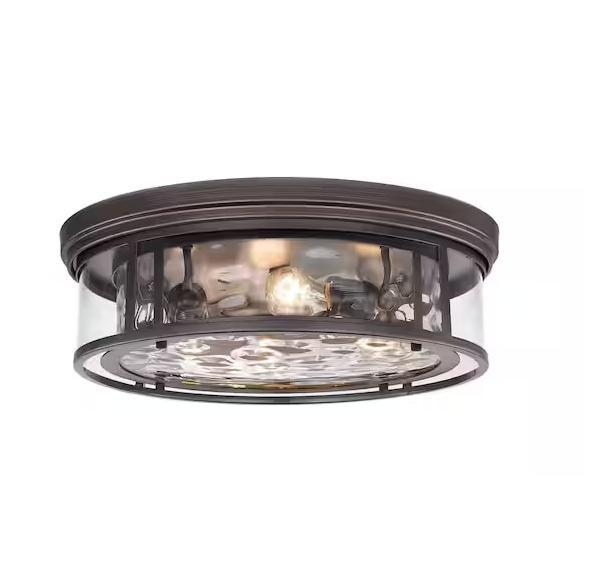 Lighting & Electrical - Clarion 20.75in Flush Mount 4-Light, Midwest Electric Products, WDETR, GE - Est Retail $2,342