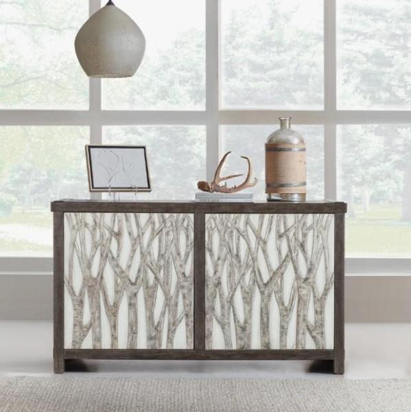 Furniture - Aspen Grove Door Chest, Makassar 76'' Wide Solid Wood Sideboard, Ferdinand 60" Vanity Set- MSRP $7,237