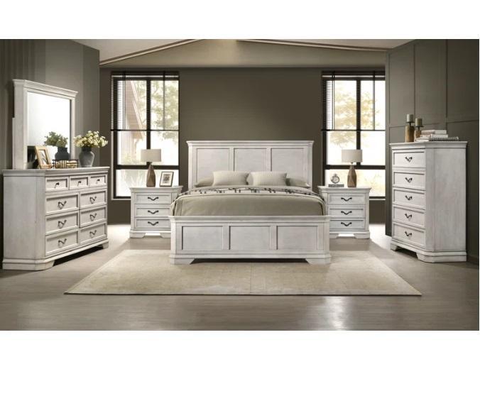 Furniture- Ailany 6pc Bedroom Sets, Handa Solid Wood 75" TV Stand, Alonzo Polyester Area Rug, Accent Chair -MSRP $8,298