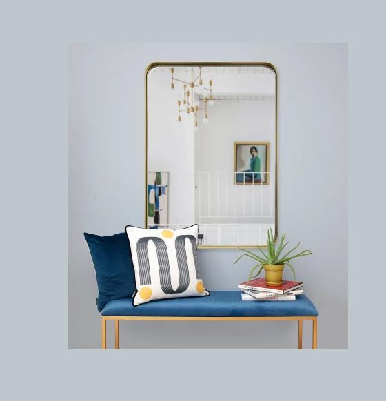 Ren Wil MT2145 Rectangular Framed Bathroom Mirror - MSRP $1,076