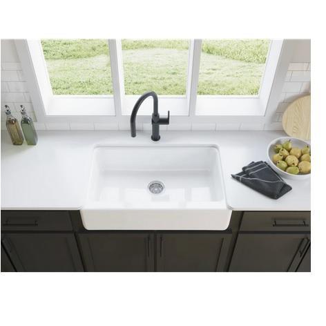 Kohler K-6546-0 Undermount Farmhouse Kitchen Sink - MSRP $1,209