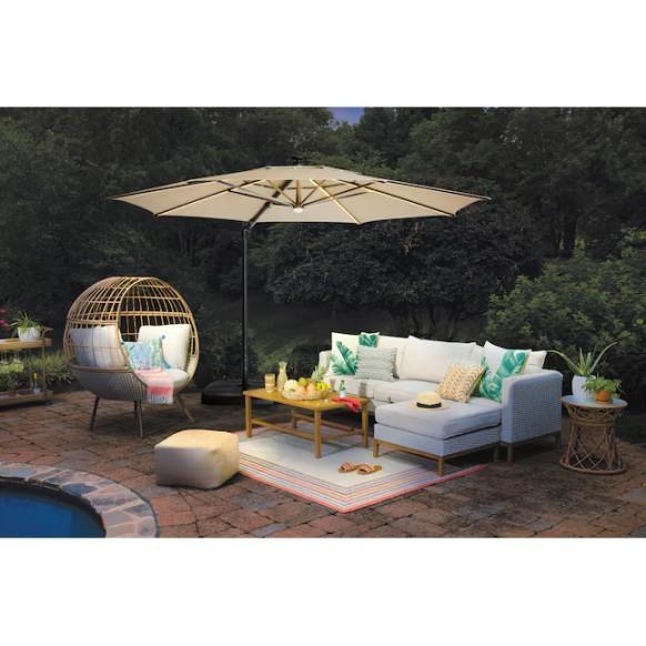 TRUCKLOAD - Allen & Roth Patio Umbrella, Kenwood Patio Conversation Set, Greenworks Power Snow Shovel - MSRP $36,772