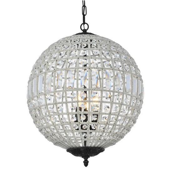 Elegant Lighting 1205D18DB/RC Crystal Pendant - MSRP $726