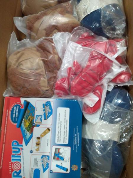 Toys - Dollibu Plush Brown Grizzly Bears, MasterPieces Accessories Jigsaw Puzzles, Big Eye Lobster Plushies - MSRP $565