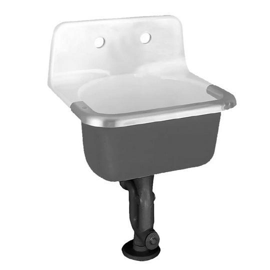 American Standard 7692008.020 Cast Iron Utility Sink - MSRP $780