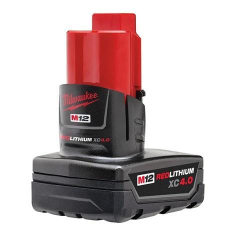 Milwaukee M12 12-Volt Lithium-Ion XC Extended Capacity 4.0 Ah Battery Pack (2-Pack) - MSRP $149