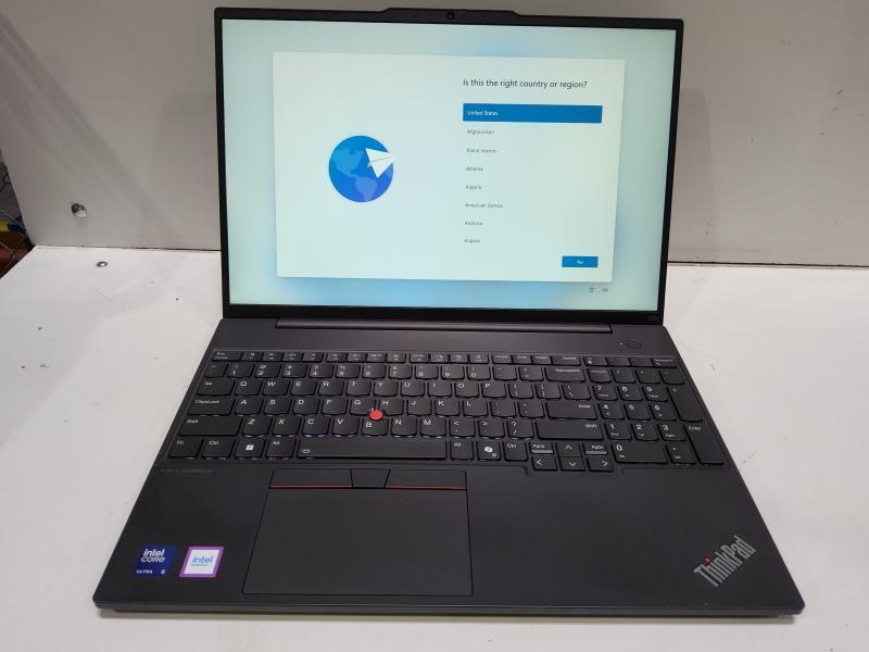 A Grade - Lenovo ThinkPad E16 G2 16" WUXGA IPS Laptop, Intel Core Ultra 5 125U ,16GB RAM, 1TB SSD - MSRP $1,399