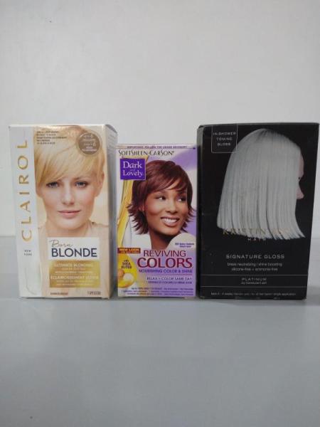 Health & Beauty- Dark&lovely Softsheen Carson Go Intense Hair Color, Kristin Ess Hair Signature Hair Gloss -MSRP $7,432