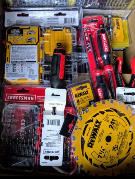Craftsman, Dewalt, Pittsburgh, Mix tools
