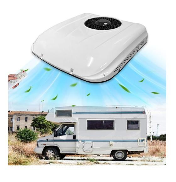 RV 12V 8500BTU Air Conditioner, 7.5' Pre-lit Snow Flocked Christmas Tree, Samsonite Freeform Hard Luggage - MSRP $2,256