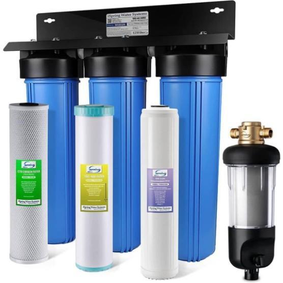 iSpring Whole House Water Filter System, Toto Bidet Toilet Seat, Art3d Peel & Stick Floor Tiles - MSRP $3,576