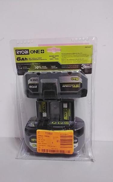 RYOBI ONE+ HP 18V HIGH PERFORMANCE Lithium-Ion 6Ah Battery 2pk - MSRP $278