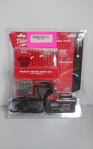 Milwaukee M18 18V Lithium-Ion XC Starter Kit w/One 5.0Ah Battery & Charger - MSRP $219