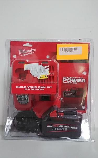 Milwaukee M18 18V Lithium-Ion REDLITHIUM FORGE Starter Kit w/8Ah Battery & Rapid Charger - MSRP $279