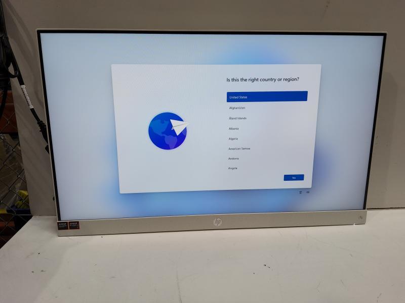 A Grade - HP 27" Touchscreen All-in-One PC - AMD Ryzen AI 7 350 2025, 16GB DDR5, 1TB SSD, Jet Black - MSRP $1,309
