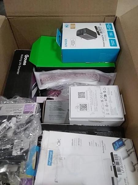 Electronics - Razer BlackShark Headset, MagSafe Battery Power Pack, Govee Gaming Light - Est Retail $754