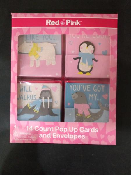 Pallet of Assorted Valentine's Day Pop-Up Cards & Envelopes - MSRP $3,451