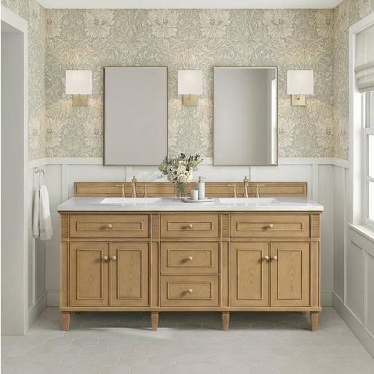 James Martin Vanities 424-V72-LNO-3WZ Vanity Set - MSRP $4,890