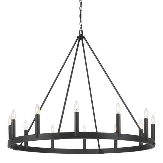 Minka Lavery 1716-66A Taper Candle Chandelier - MSRP $1,349