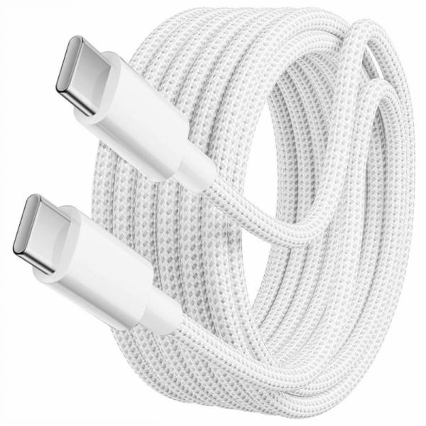 Qty: 490- High Quality C to C Braided Charging/Data Cables 3FT