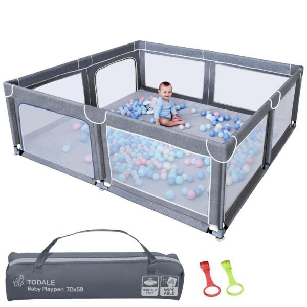 Baby Product - Todale Baby PlayPen Yard 70x59in, Kanjo Pregnancy Pillows, brenzo Retractable Dog Gates - MSRP $1,654
