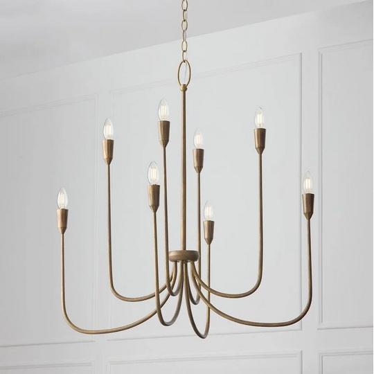 Capital Lighting 456881MZ Candle Style Chandelier - MSRP $438