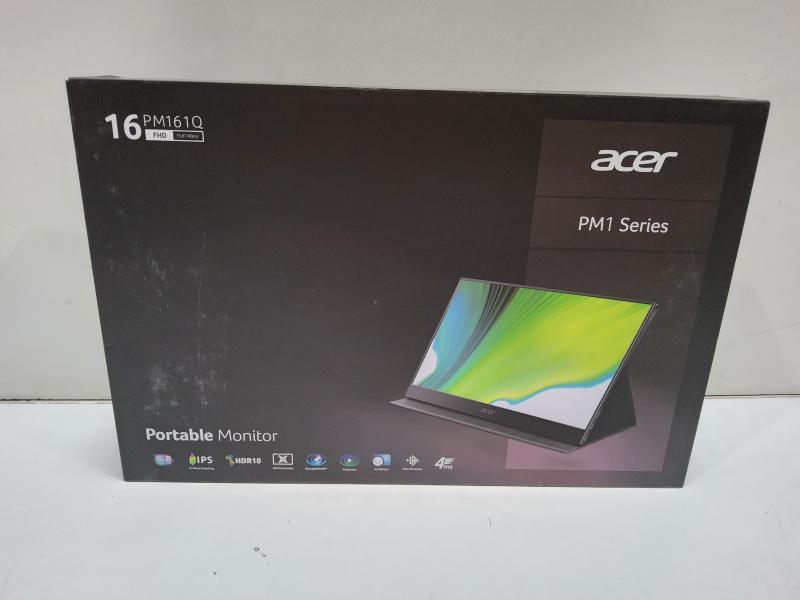 NEW - Acer 15.6" IPS FHD FreeSync Portable Monitor (DisplayPort, HDMI), Black - MSRP $142