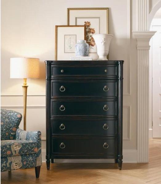 Furniture - Charleston 5-Drawer Dresser, Expandable Makeup Vanity Desk, Ileana Oval Cement Coffee Table - MSRP $5,453