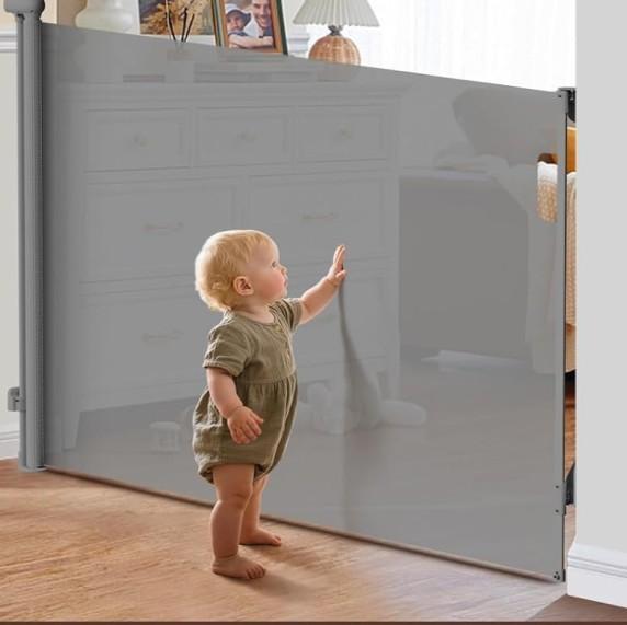 Baby Products - TrusTot Retractable Baby Gate, Brenzo Retractable Safety Gate - MSRP $3,584