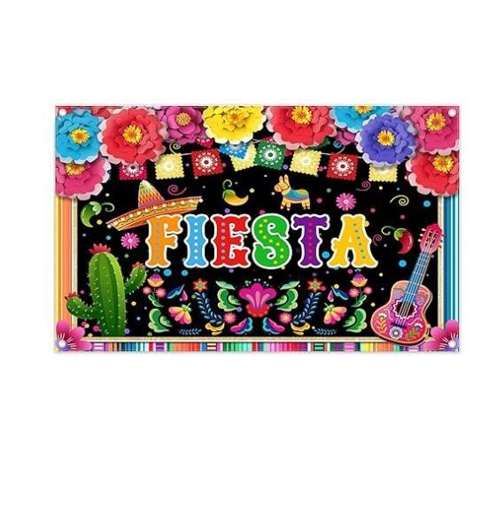 Camera - Yriujul Fabric 7x5ft Mexican Fiesta Striped, ZTHMOE Fabric 72x43in Mexican Fiesta Backdrops - MSRP $2,341