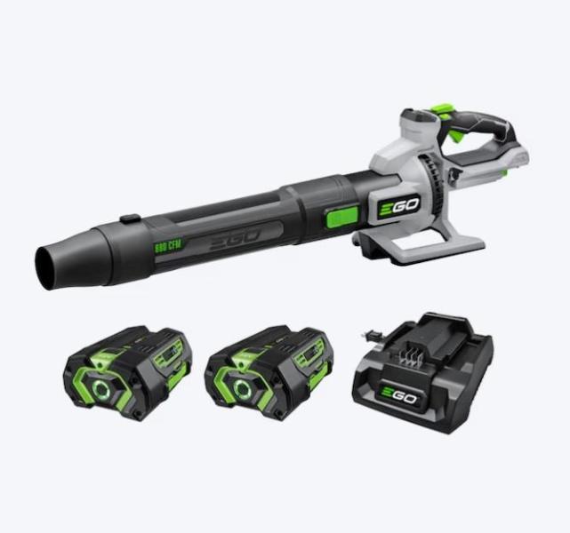 EGO POWER+ 56V 200MPH Battery Handheld Leaf Blower, KOHLER Volt Vibrant Stainless Single Handle Faucet - MSRP $3,579