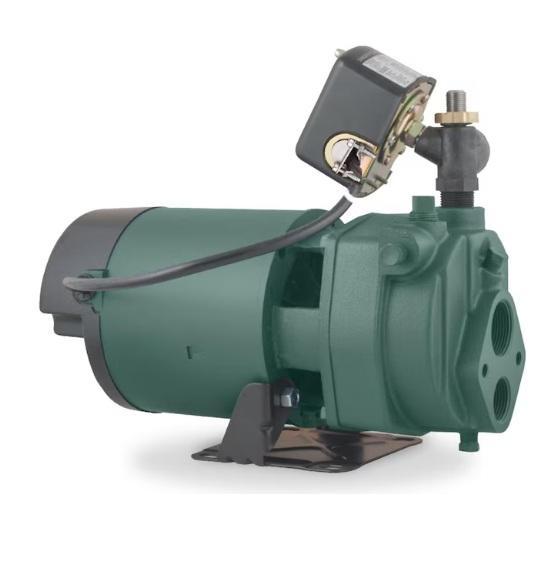 Zoeller 1HP 115-230V 16gal Cast Iron Deep Well Jet Pump, EGO POWER+ 56V 17in String Trimmer, Allen+Roth - MSRP $6,353