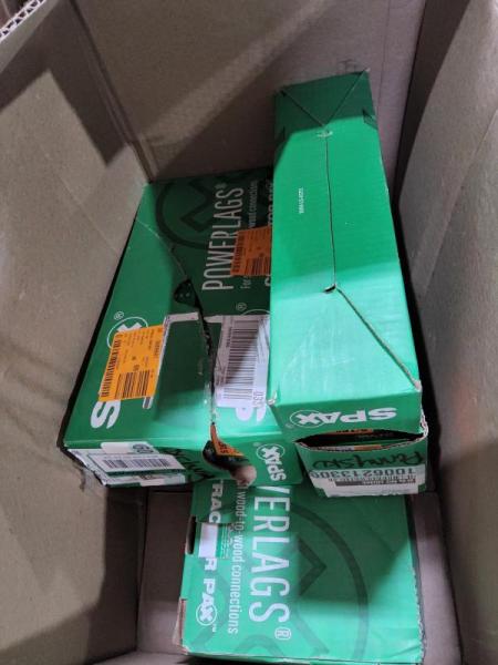General Merch - Spax Powerlag Screws, Diablo Hardieblade, Halo Downlight - Est Retail $175