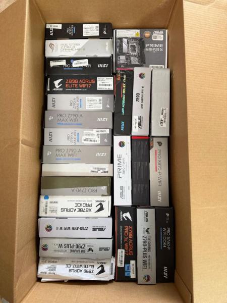 PC Motherboards - ASUS, MSI, GIGABYTE, ASRock - MSRP $6,984