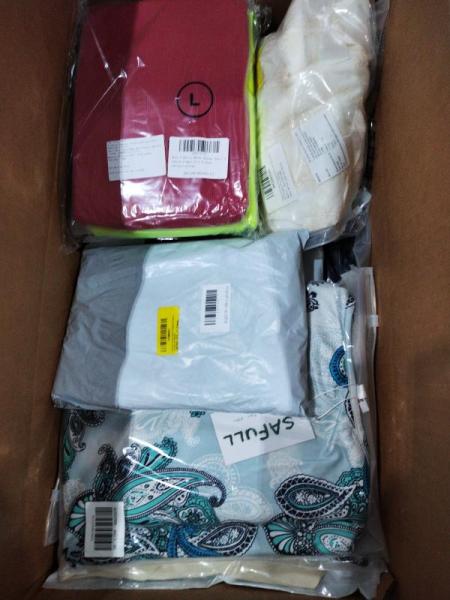 Apparel - Mens Lightweight Hooded Jackets, Baby Girl Princess Party Dress Sets, Kids Stretch Denim Overalls - MSRP $935