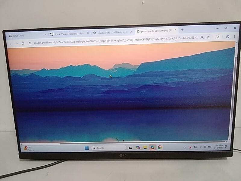 A Grade - LG 24BR400-B 24" IPS FHD 1920 x 1080 1080p 100 Hz 1300:1 5 ms - MSRP $129