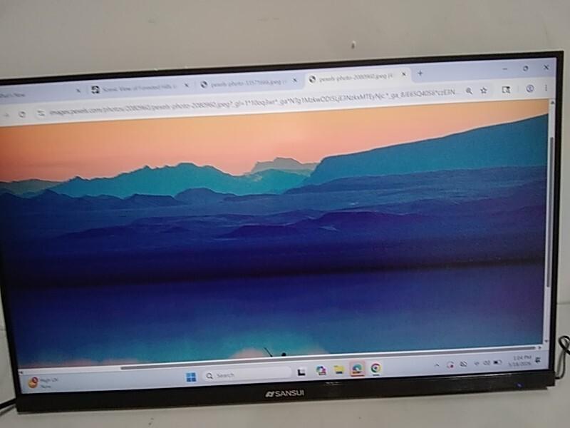 A Grade - SANSUI 27" IPS Monitor 120Hz Full HD 1920x1080 HDMI and DisplayPort VESA - MSRP $129