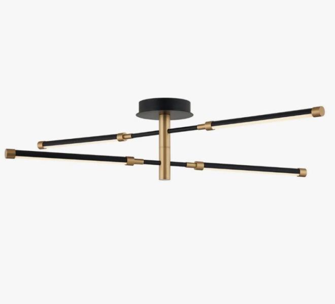 Furniture- Wrought Studio Chandelier, Mozaic Company Lounge Cushion, Brandt Works LLC Burner Cover  - MSRP $6,579