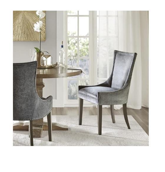 Housewares - Ultra Upholstered Dining Chairs, Lomeli Cream Textured Performance Boucle Dining Chair - MSRP $1,709