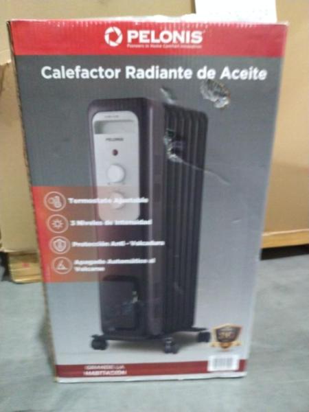 General Merch - Pelonis Radiator Heater, NineStars Motion Sensor Trashcan, Tzumi Jobsite Speaker - Est Retail $1,000